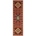 Safavieh Heritage Hand Tufted Runner RugRed & Multi Color 2 ft.-3 in. x 12 ft. HG404A-212